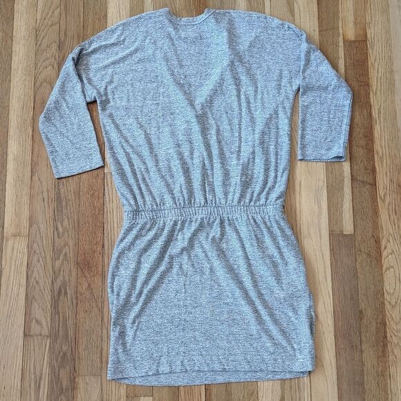 Lou & Grey Marlknit Gray Blouson long 3/4 sleeve - Picture 3 of 5